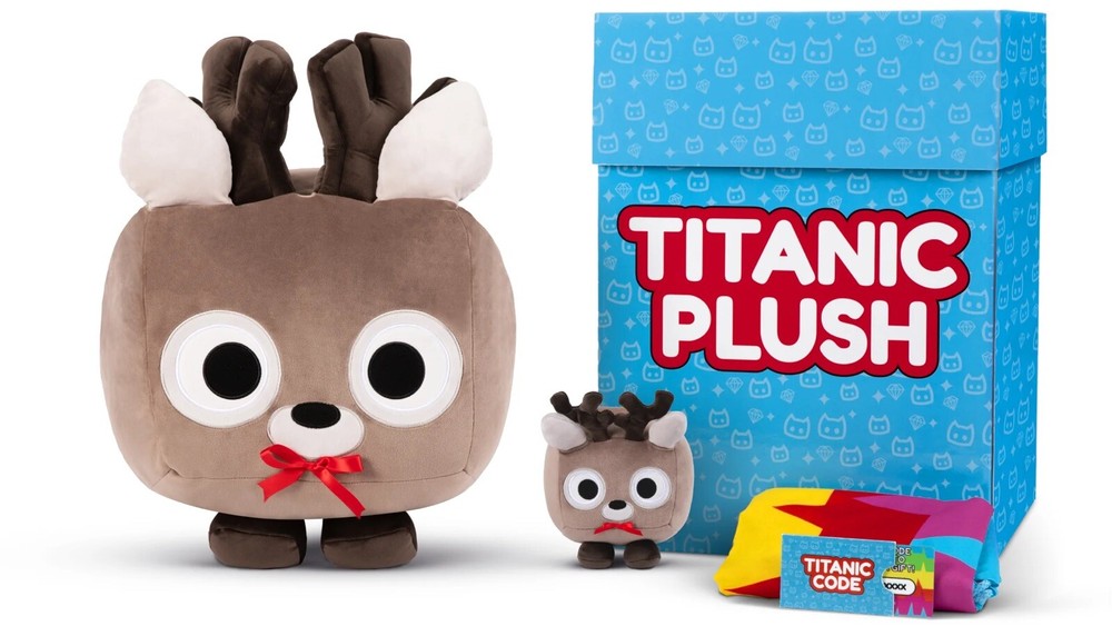 TITANIC Reindeer Plush Big Games Pet Sim 🆕 ✅ | NO CODE!