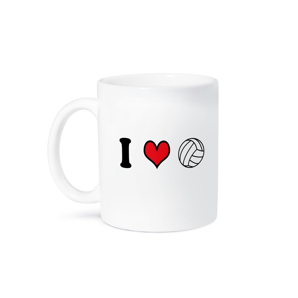 3DRose Volleyball Lover Mug for Coffee or Tea