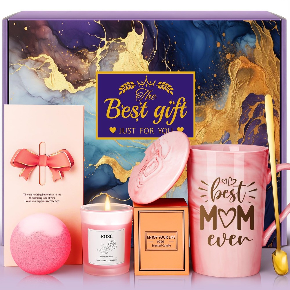 Thoughtful Mother's Day & Birthday Gift Basket Set for Mom or Wife-image