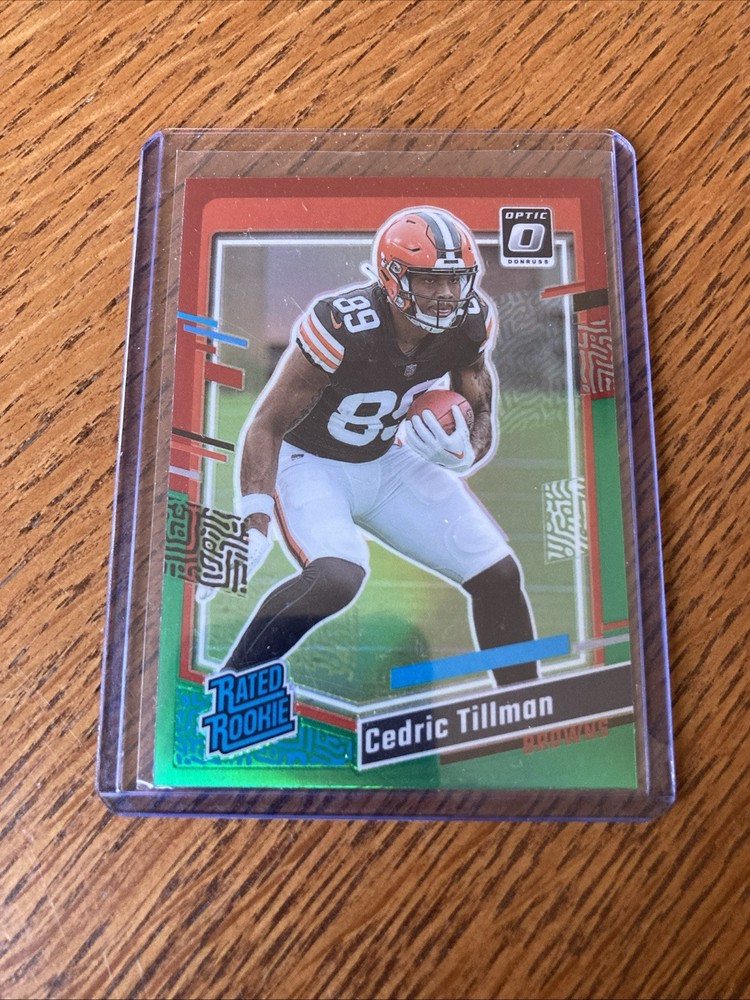 2023 Panini Donruss - Rated Rookie Optic Preview Red & Green Prizm #321... C1