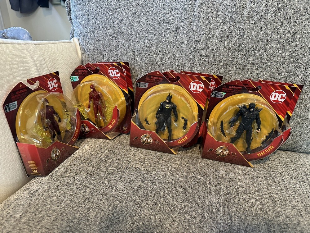 Lot Of 7 DC Flash Spin Master 4