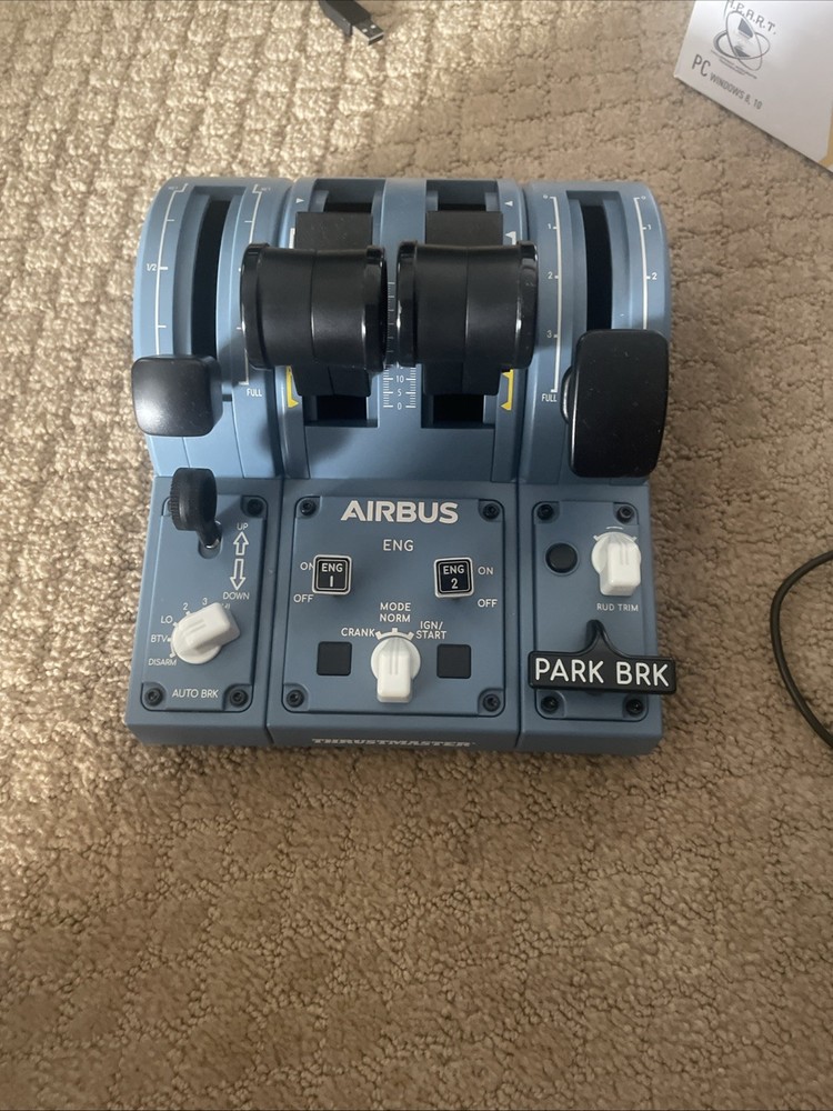 Thrustmaster Airbus TCA Quadrant Flight Simulator Throttle Quadrant