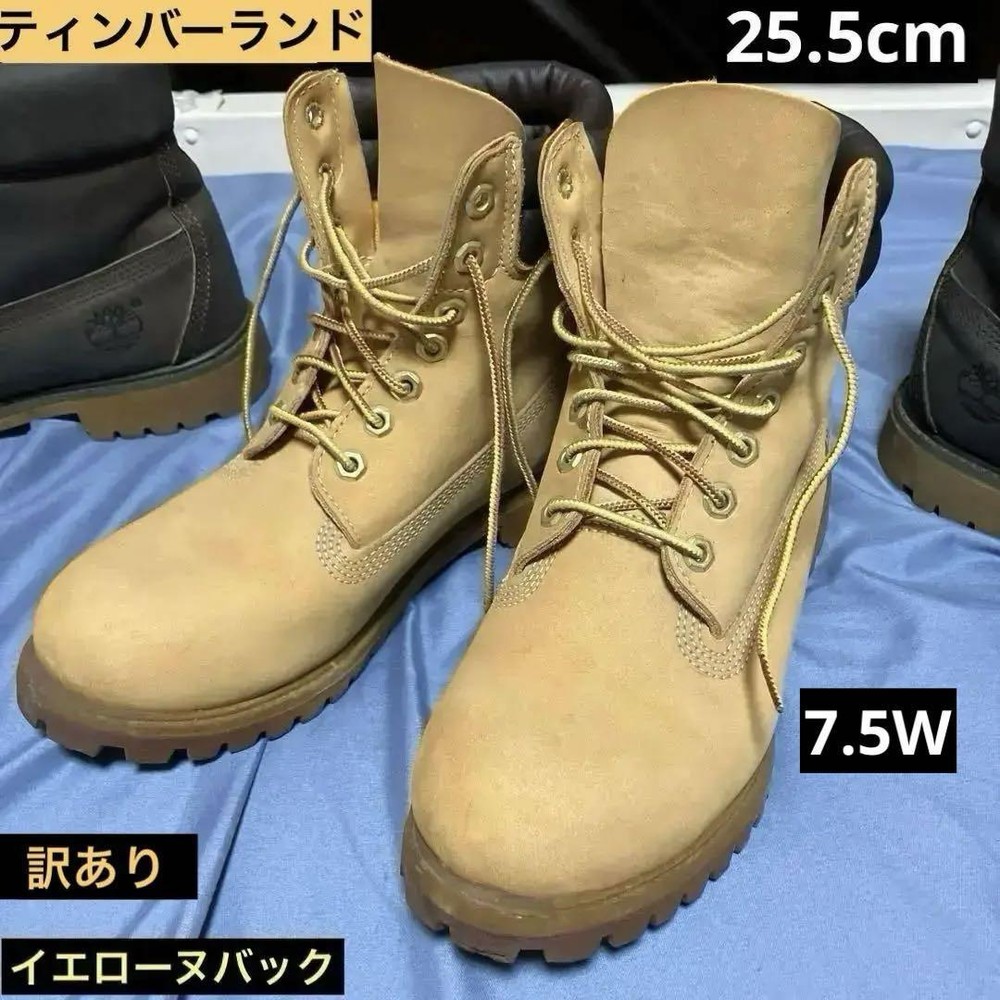 Timberland 6 Inch Premium Waterproof Beige Size US7.5