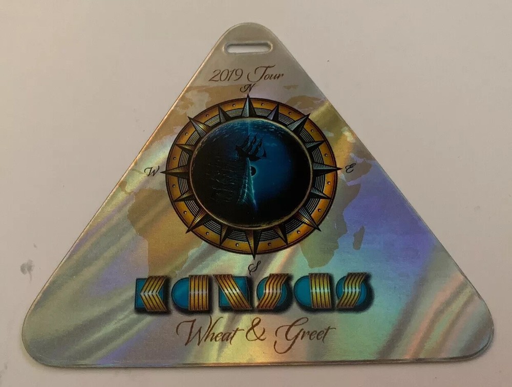 KANSAS Band 2019 Concert Tour Meet Wheat & Greet Backstage Pass Laminate