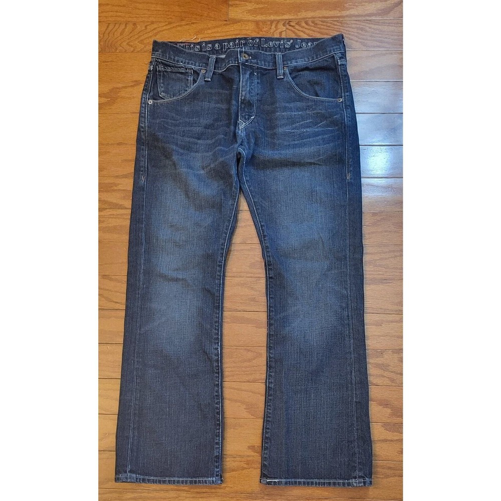 Levi’s Jeans Men 34x30 Slim Boot 507 Blue Denim Medium Wash