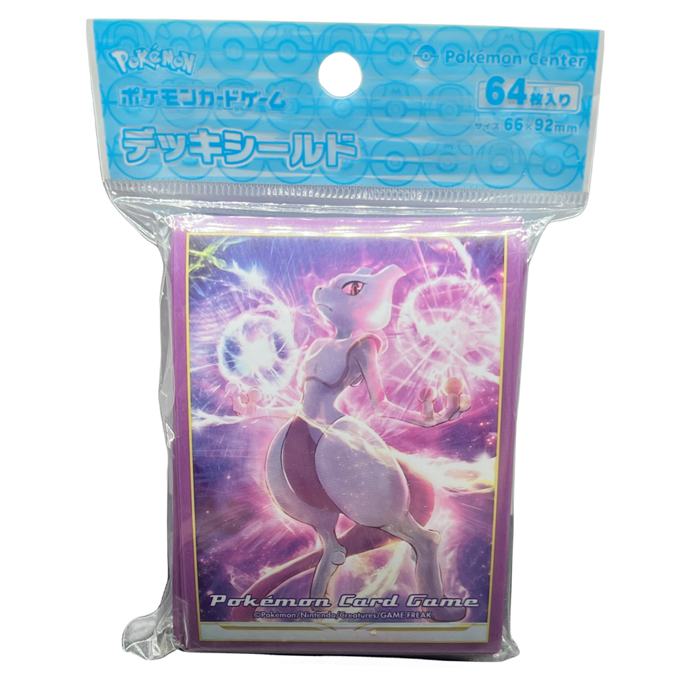 Mewtwo Card Sleeves 64ct Pokémon Center Japan US SELLER