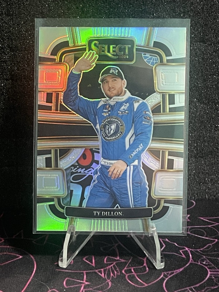 2024 Panini Select Racing Grandstand Silver Prizm Ty Dillion #40