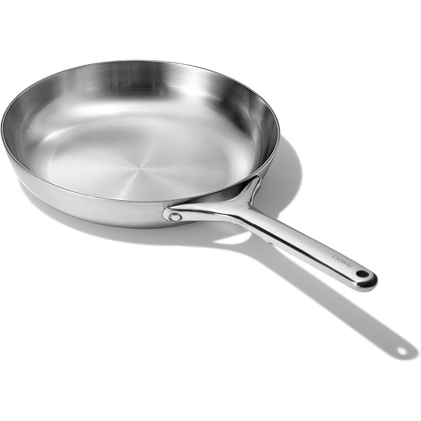Caraway 10.5 Inch 2.7 Quart 5-Ply Stainless Steel Fry Pan