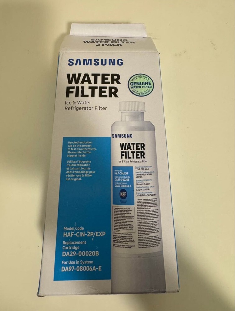 Samsung DA29-00020B Refrigerator Water Filter - 2 Pack
