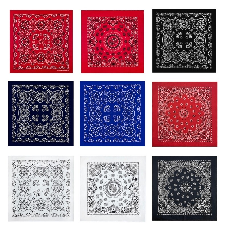 Floral Hair Scarf Turban Head Wrap for Women and Men