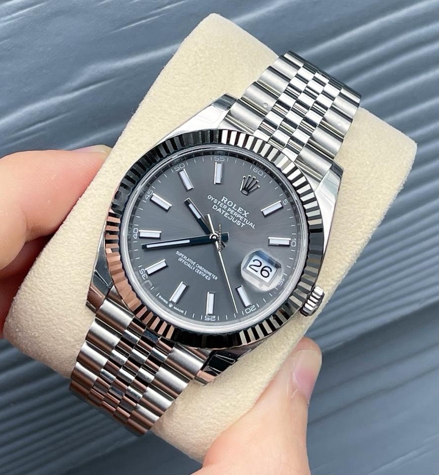 Curved 21mm Stainless Steel Jubilee Bracelet for Rolex Datejust