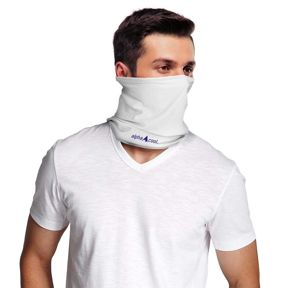Alphacool Cooling Neck Gaiter Face Mask – Wet-Activated Chill for All-Day Comfort – One Size Fits All