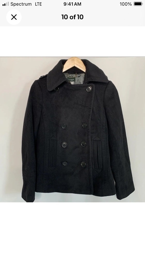 J Crew Double Breasted Pea Coat for a Stylish Look-image