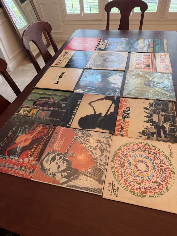 Lot of 20 Vintage Vinyl Albums Various Jazz Artists See Description And Pics