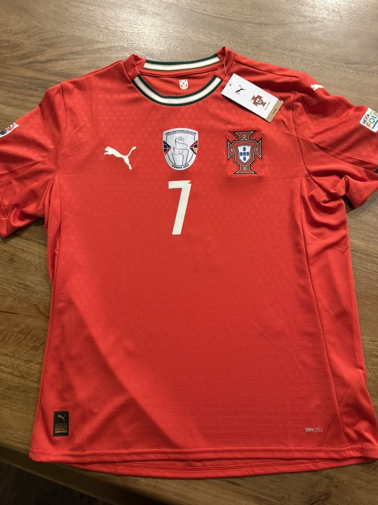 Portugal FPF 2025 Shirt - Ronaldo - Nations League Winner Edition Size LARGE NEW