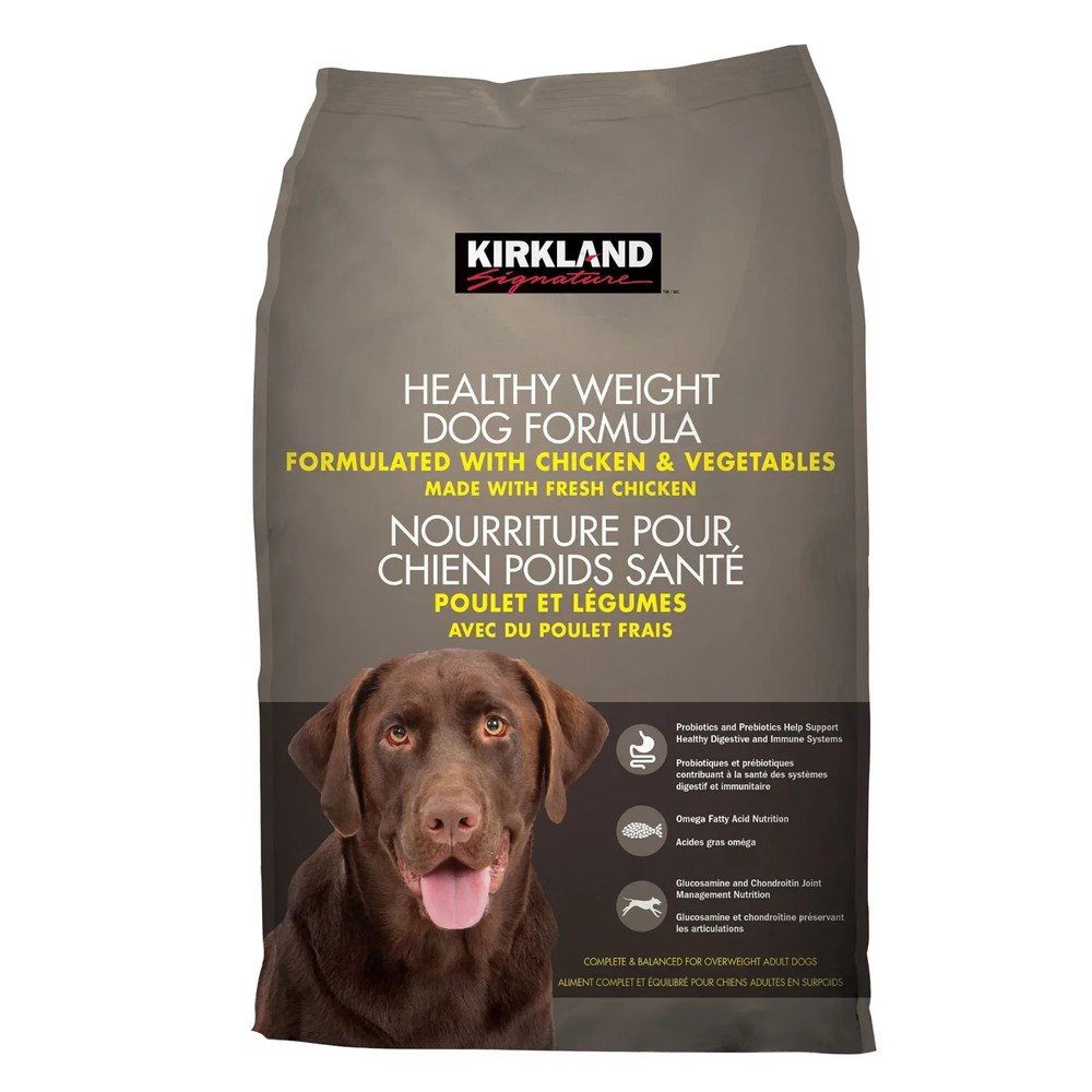 Kirkland Signature Healthy Weight Chicken Dog Food 18.14 kg Adult Formula 40 lb.