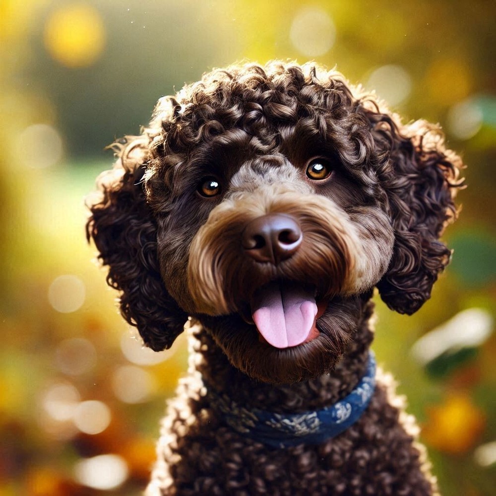 American Water Spaniel | Adorable Dog Breed Art | POSTER 24 X 24 Inches