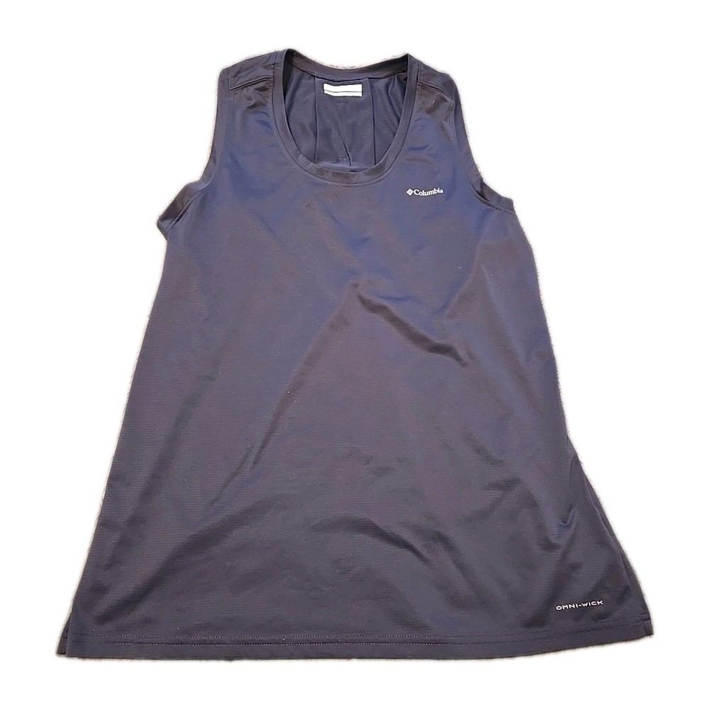 Columbia Tank Top Women's  Large Omni Wick Purple Training Gym Athletic Workout