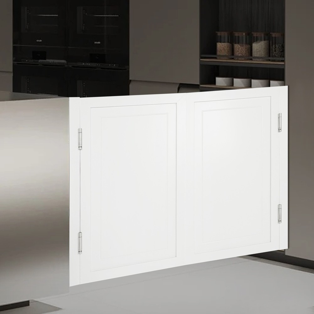 Solid Wood Door 120cm×90cm Entrance Partition Door Double Door Partition Door