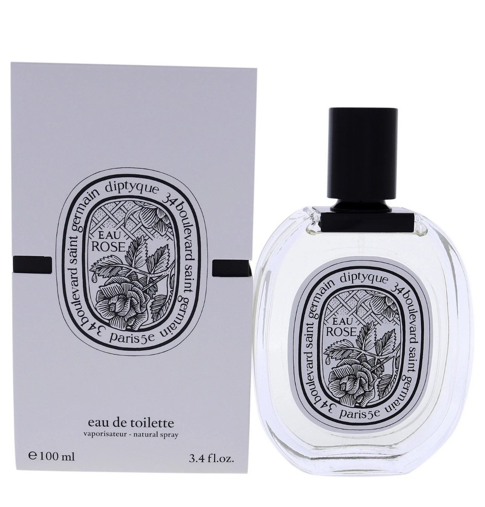 Eau Rose by Diptyque for Women - 3.4 oz /100ml EDT Spray - New Unsealed Box