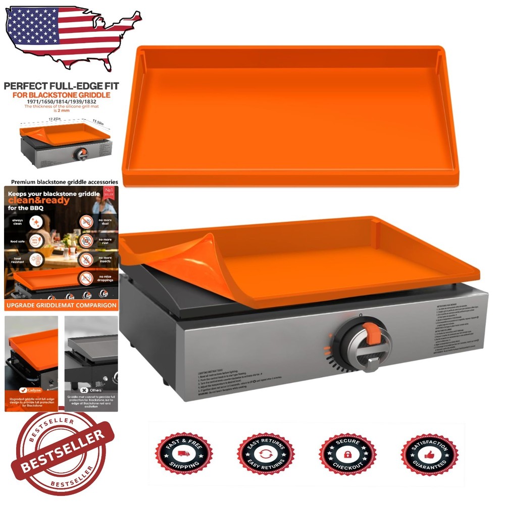 Heavy-Duty 17-Inch Waterproof Griddle Cover for Blackstone - Essential Accessory