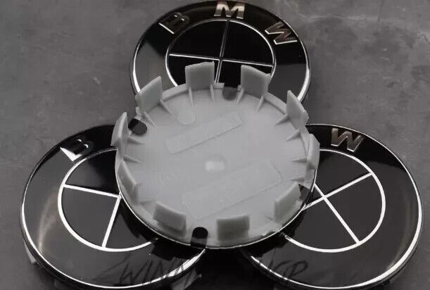 Set of 4 Fit for 68mm Wheel Rim Cover Hubcaps Emblem Badge In Box