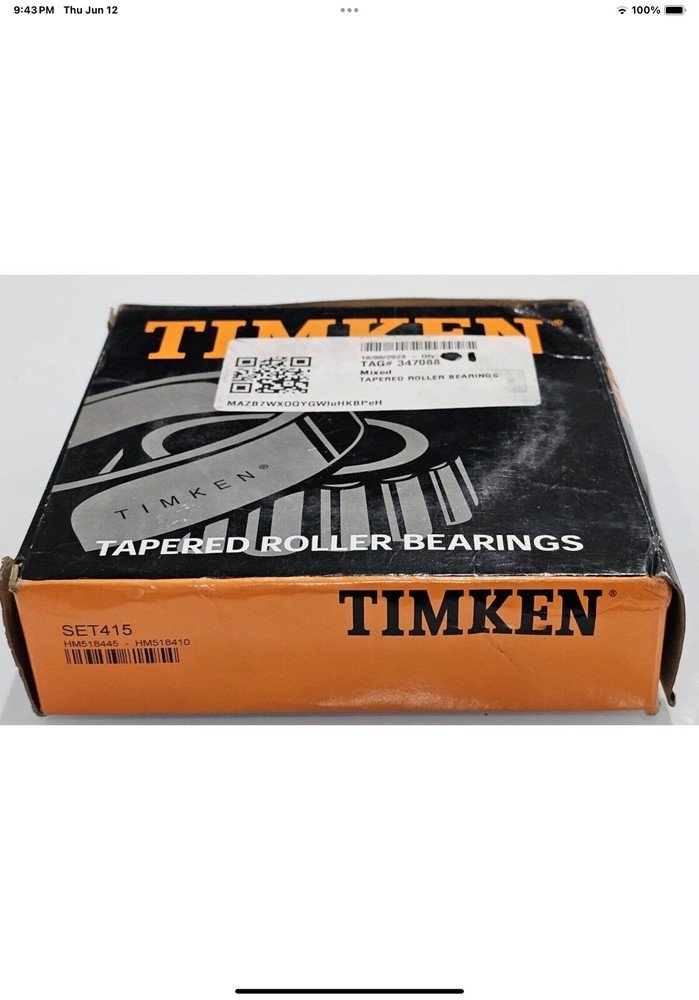 Timken SET415 Premium Bearing Set for Smooth Performance