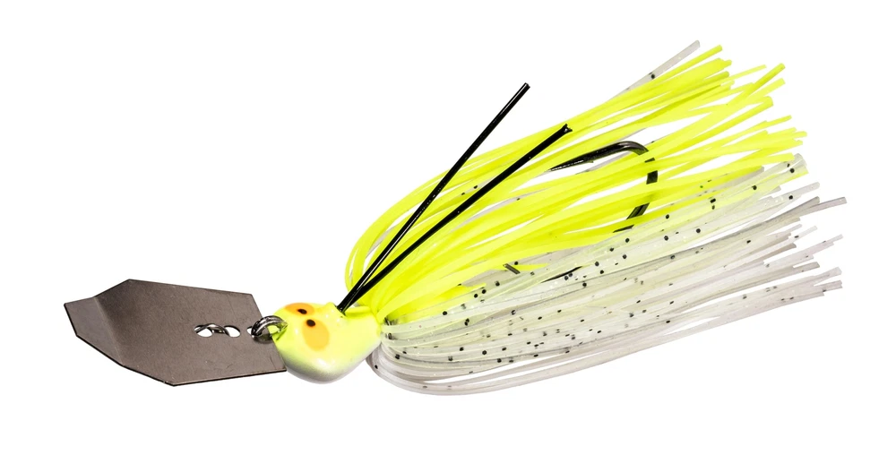 () Z-MAN CROSSEYEZ CHATTERBAIT 1/2OZ CBCE12-06 CHARTREUSE/WHITE A1251