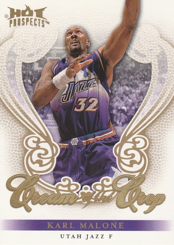 2008-09 Hot Prospects Karl Malone CC25 Cream of the Crop Insert