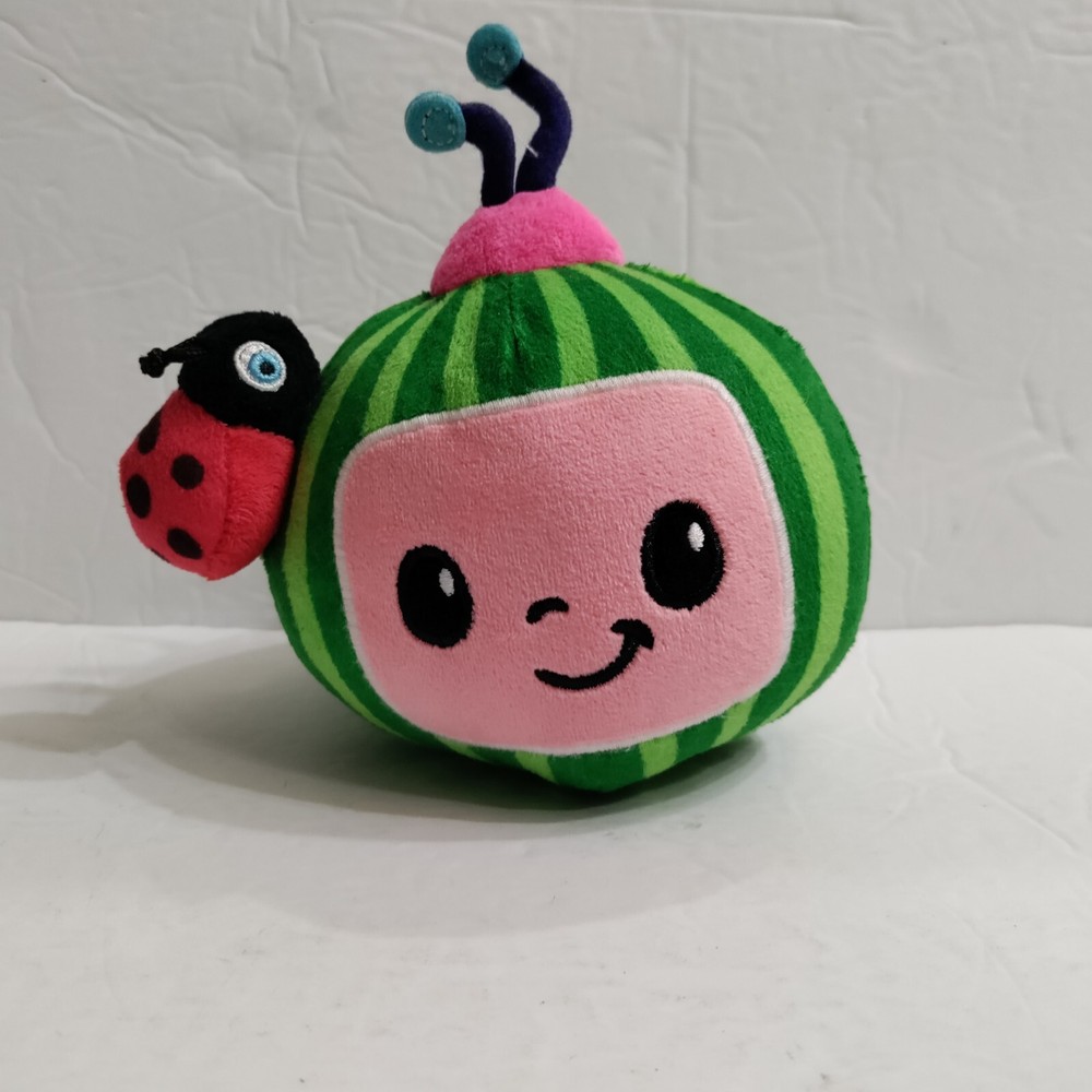 Cocomelon Watermelon Plush TV Ladybug Smiling Childrens Toy Small 5
