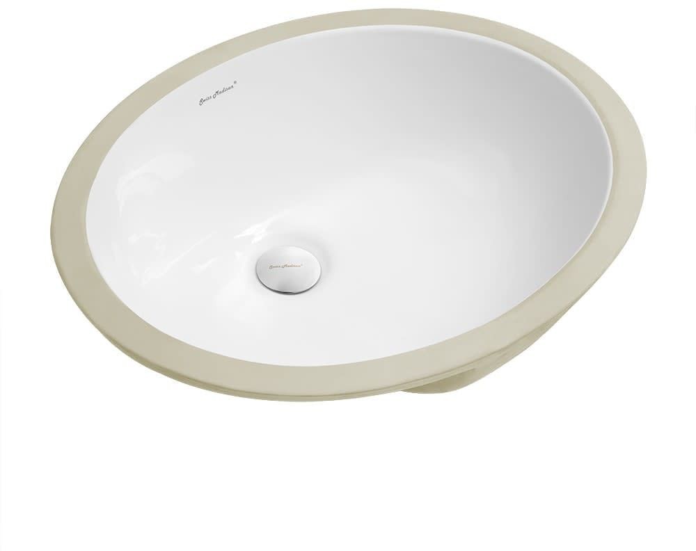 Swiss Madison Monaco 19-Inch White Ceramic Undermount Bathroom Sink