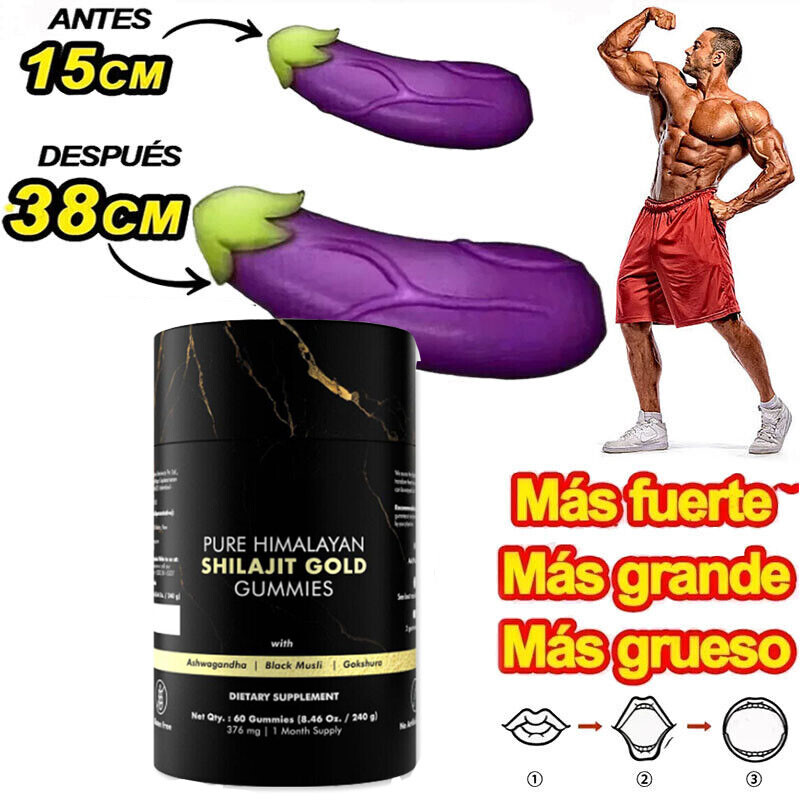 Pure Himalayan Shilajit Gummies Immune Support with Ashwagandha,Chaga Mushroom