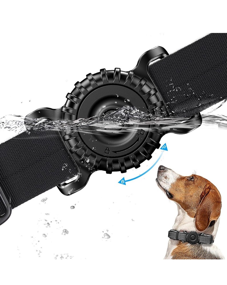 Durable AirTag Dog Collar Holder Case for Apple AirTag Accessories