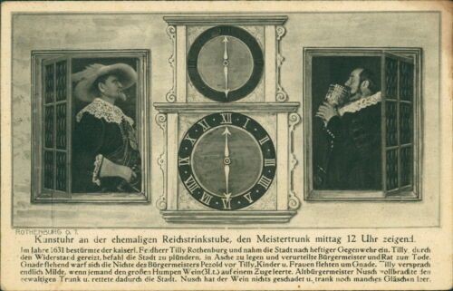 Ansichtskarte Rothenburg o.T. Kunstuhr Reichstrinkstube   (Nr.9020)