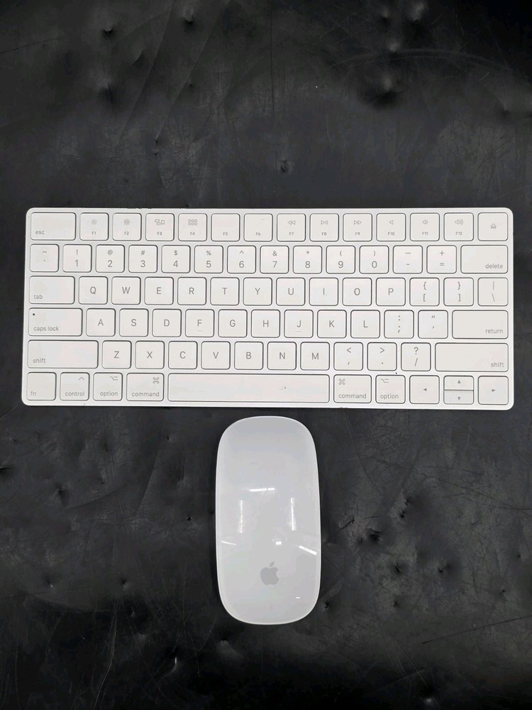 Apple Magic Keyboard White A1644 & Magic Mouse A1657 White/Purple