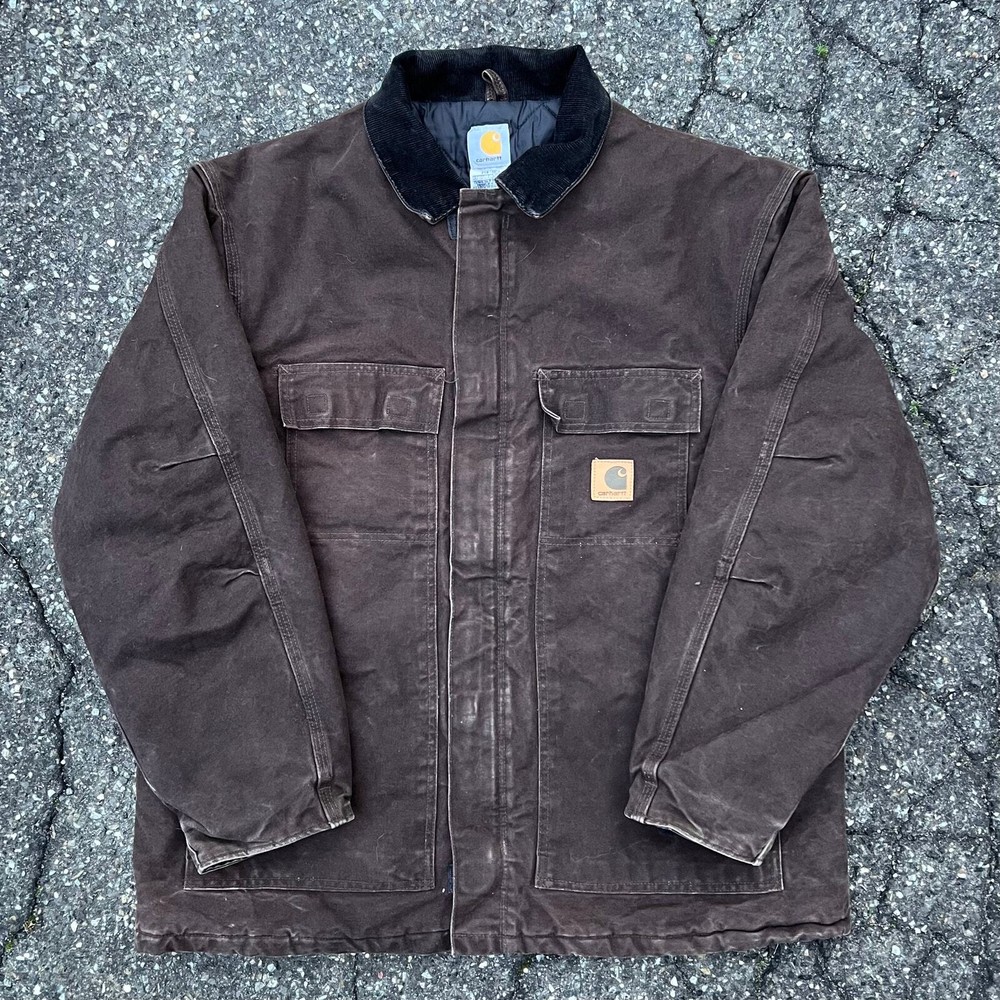 Vintage Y2K brown c26 dkb Carhartt arctic style work wear jacket
