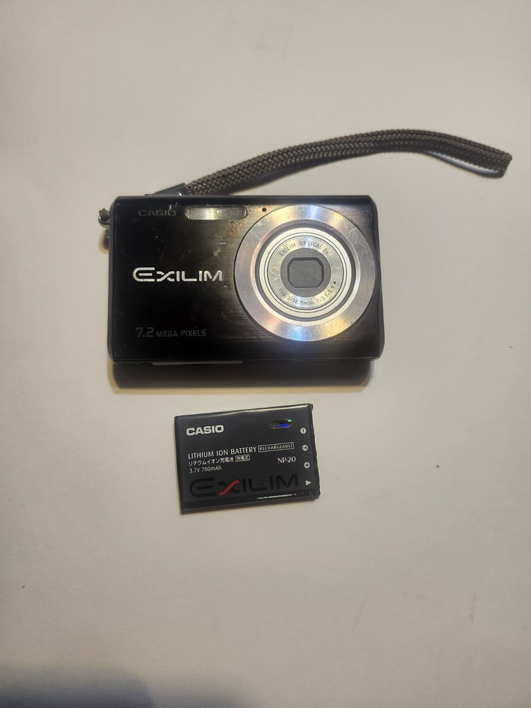 Casio EXILIM EX-Z70 7.2MP Compact Digital Camera W/ Battery Untested