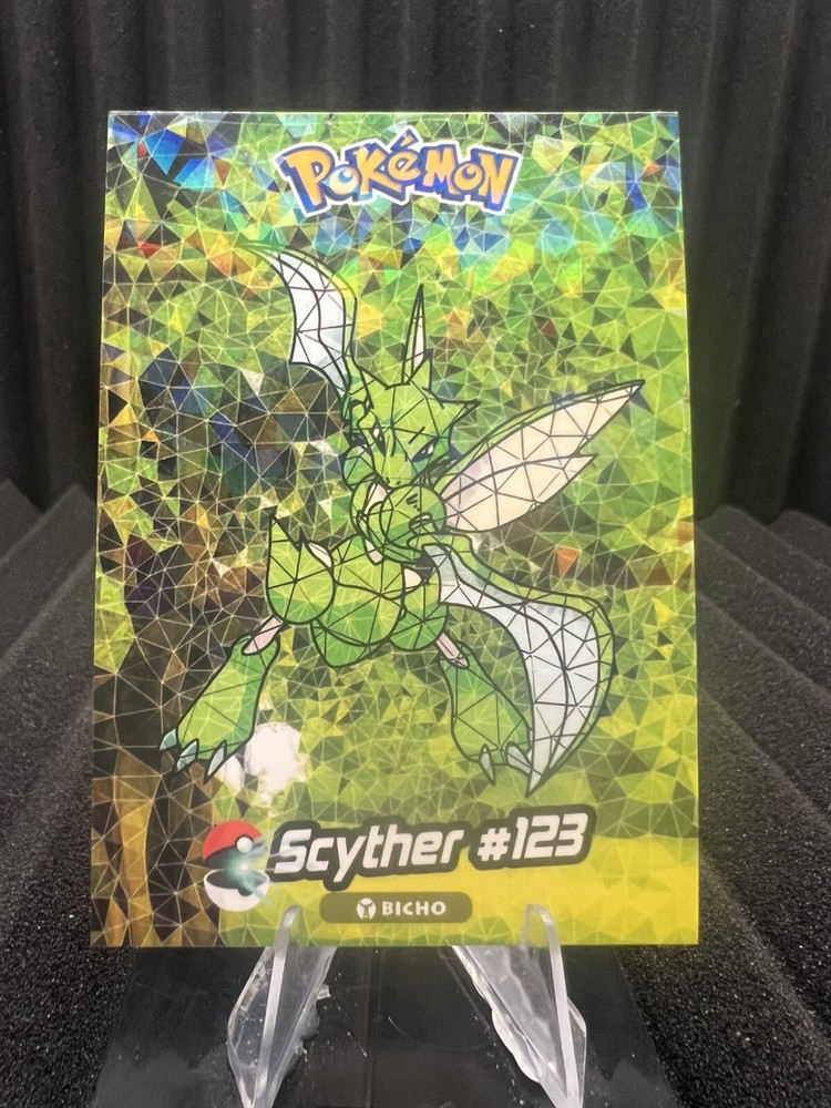 Scyther #123 - Cracked Ice Holo - Crystal Collection 2024 - Pokemon Card