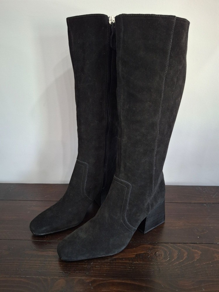 Blondo Waterproof Tessa Black Cow Leather Suede Knee Boot/NWOB, 8M