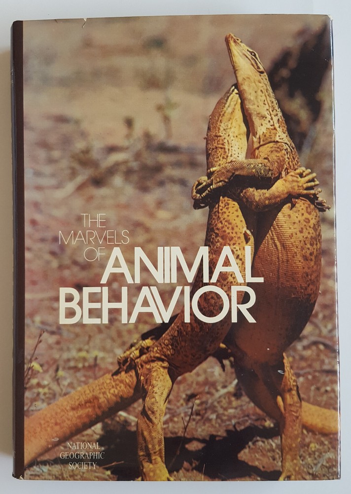 Discover Animal Behavior in Vintage 1972 National Geographic Hardcover