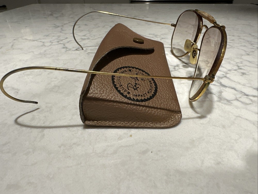 VINTAGE RAY BAN AVIATOR 1980’s Outdoorsman Frames And Case Prescription!