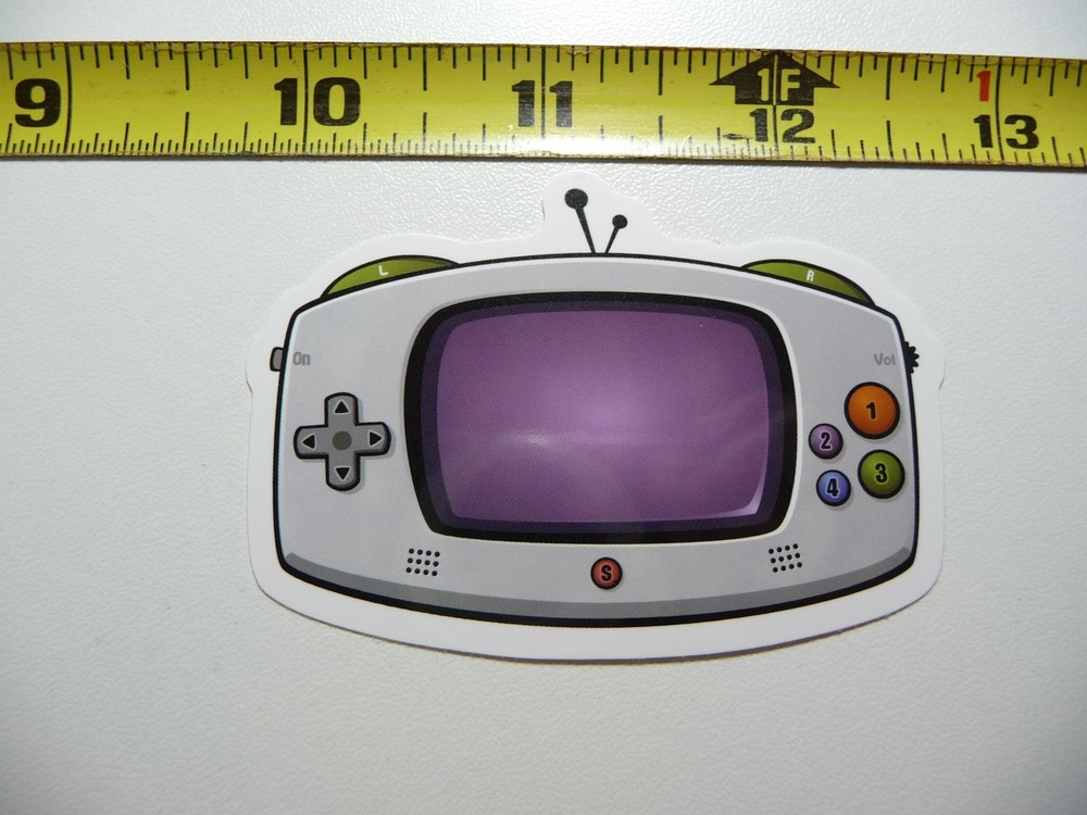OLD SCHOOL VIDEO GAME CONTROLLER DECAL STICKER 80S 90S RETRO VINTAGE 1980S 1990S
