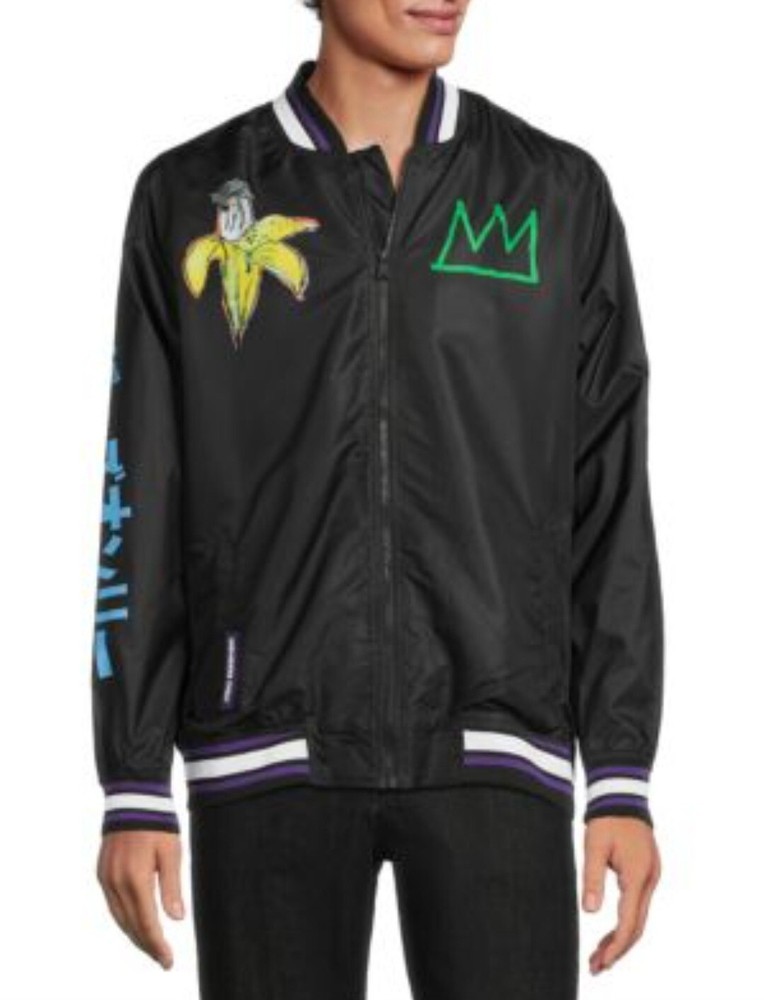Members Only X Basquiat Jean-Michel jacket size medium M-image