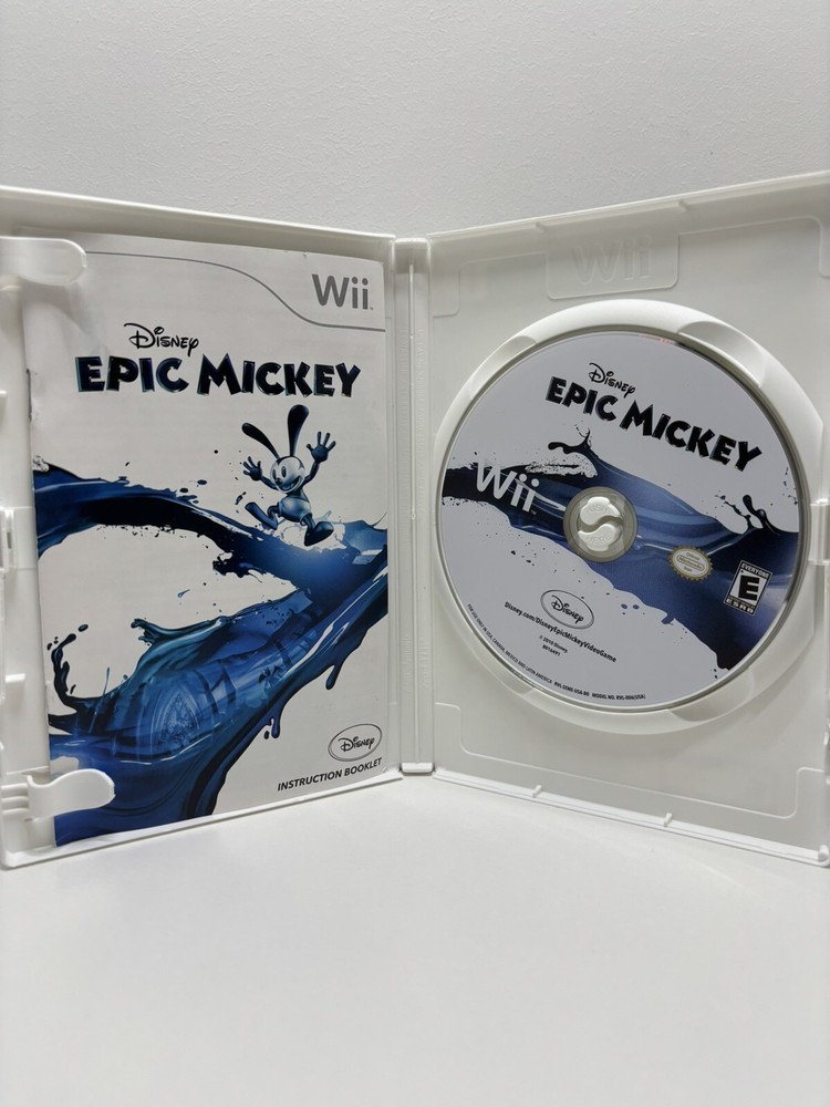 Disney Epic Mickey Nintendo Wii Game Complete With Manual Tested