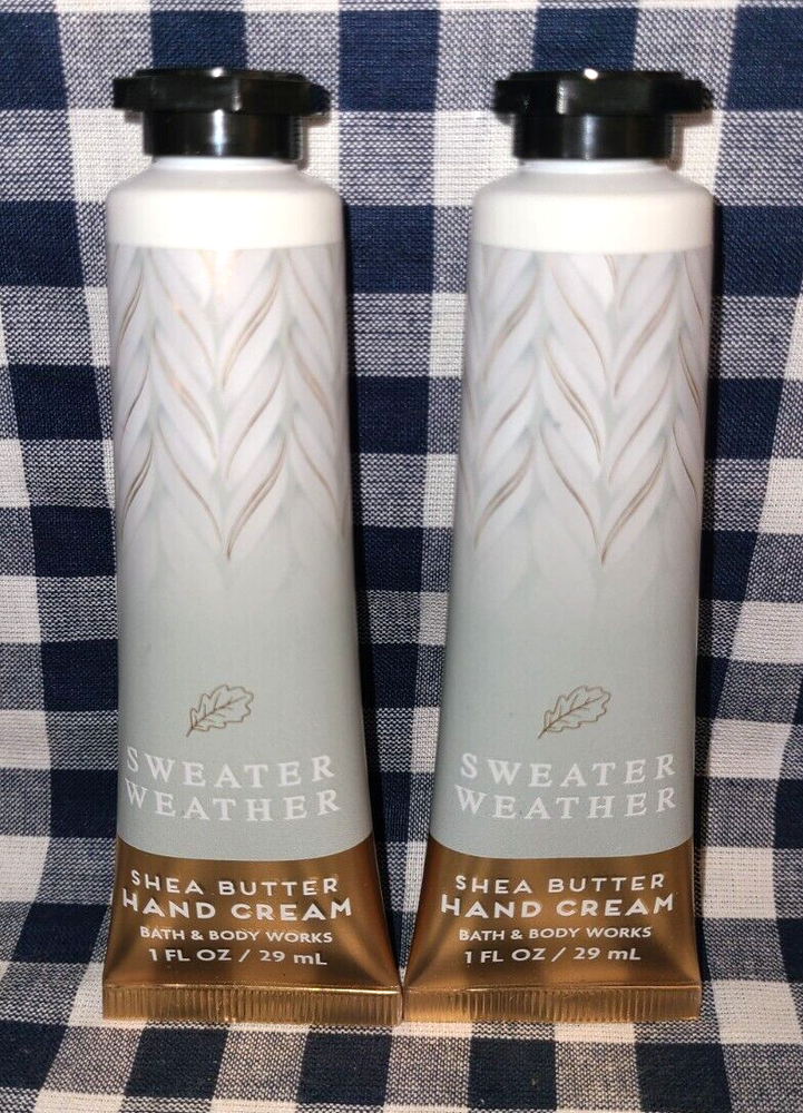 2X Sweater Weather Travel Hand Cream 1 oz Bath & Body Works FREE SHIP!
