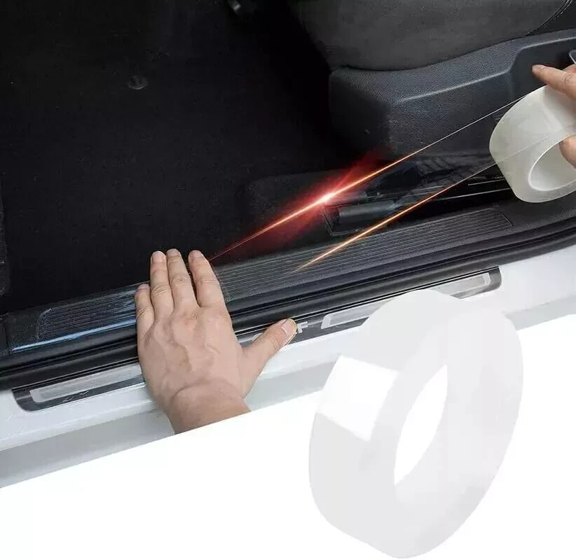 Protector Protection Tape Car Door Universal Edge Guard Clear Door Sill & Trim