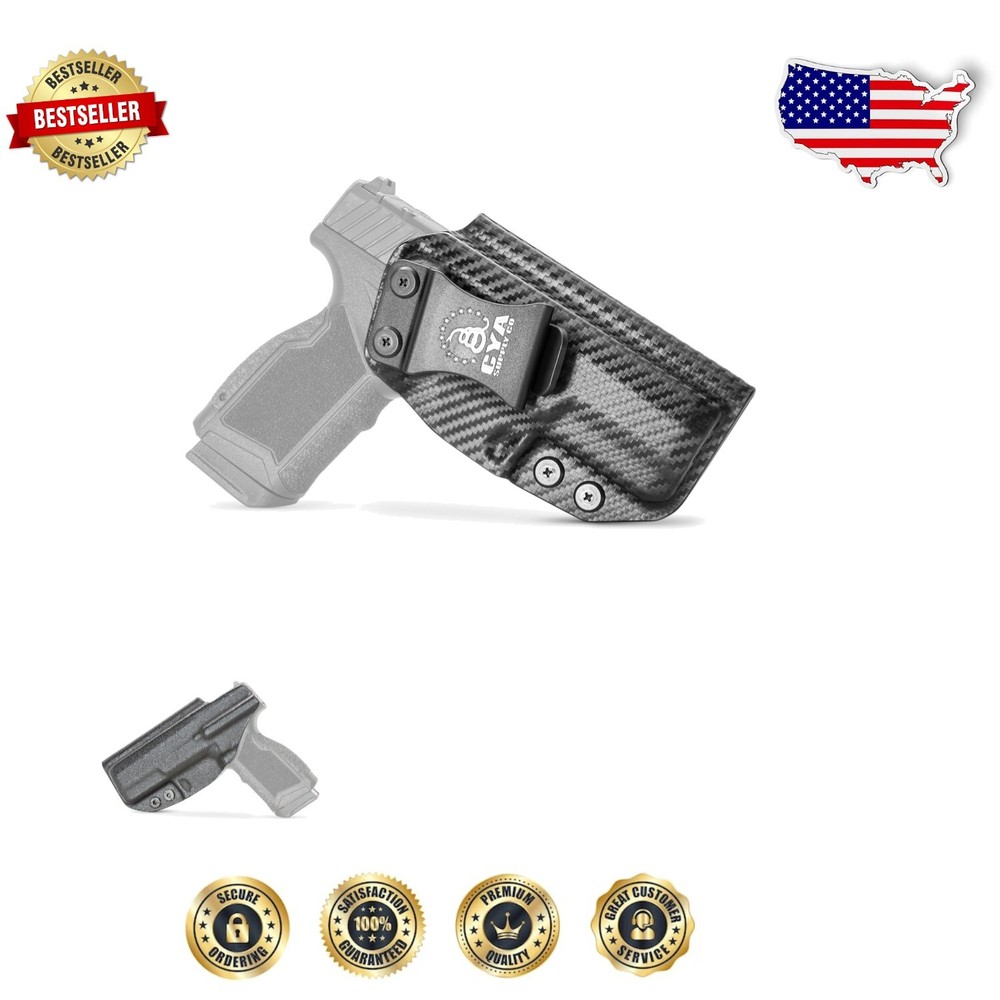 Concealed Carry IWB Holster with Sweat Guard for Taurus GX4 - Carbon Fiber