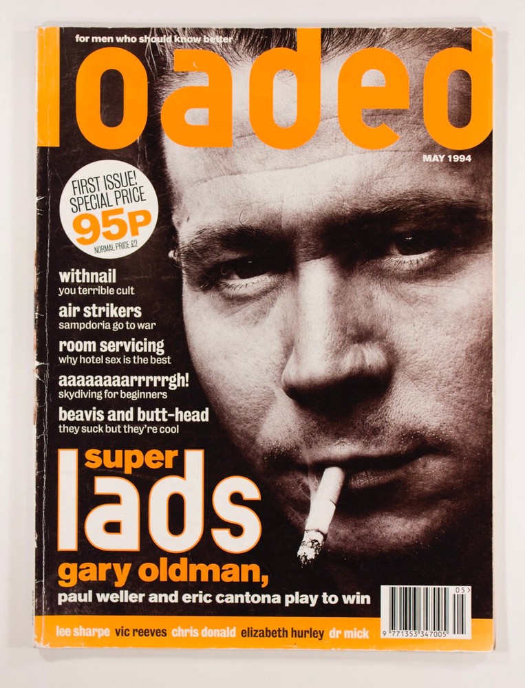 Gary Oldman Elizabeth Hurley Paul Weller LOADED MAGAZINE 1 MAY 1994 Tiger Woods