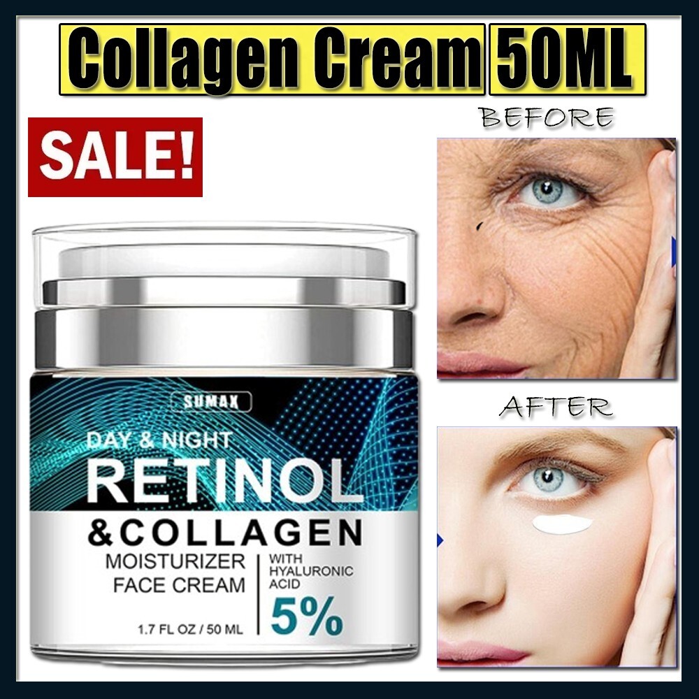 Collagen Face Cream with Anti-Aging Botanical Stem Cells 1.7oz