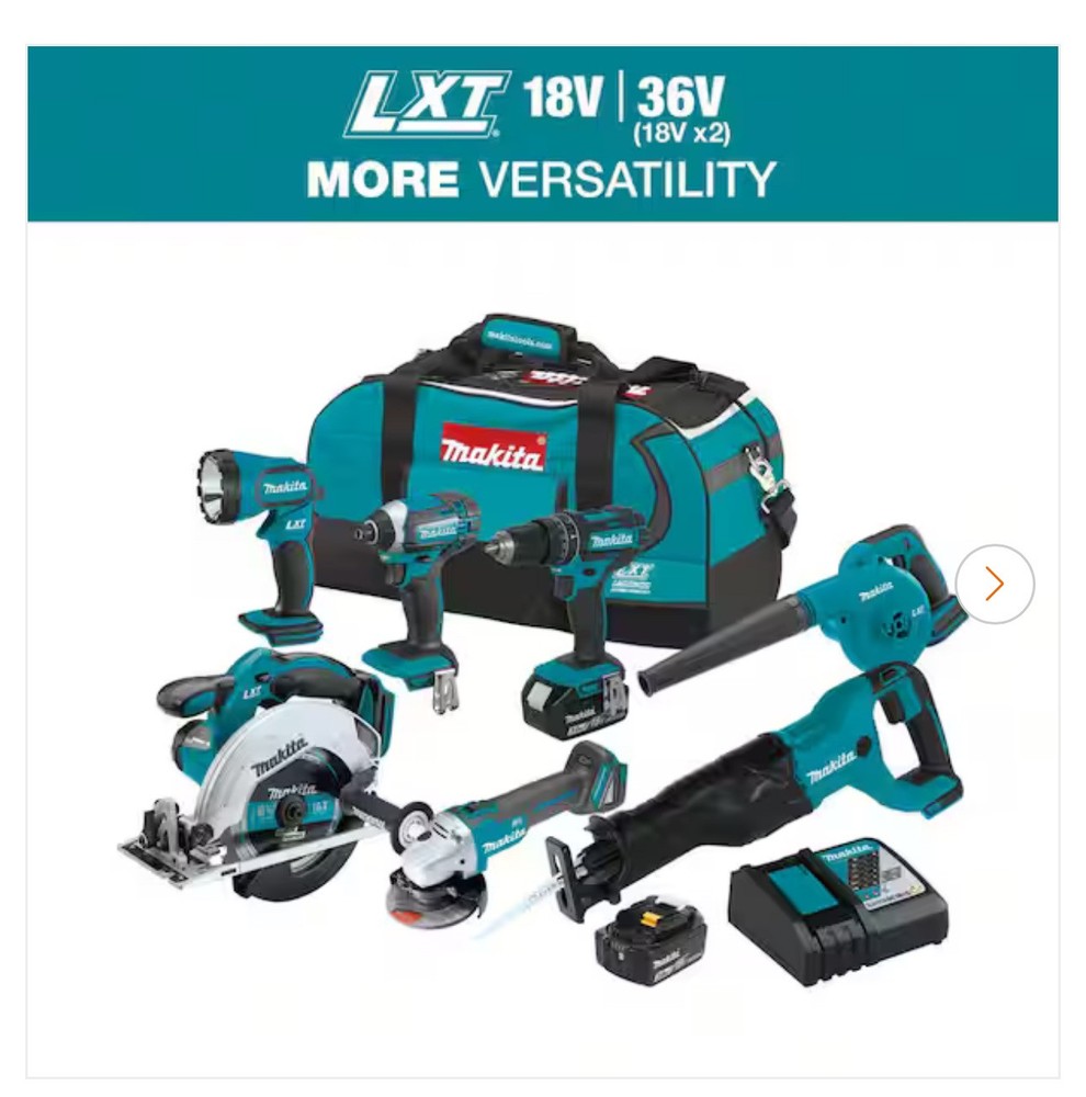 Makita XT510SM 18V Cordless Combo Kit